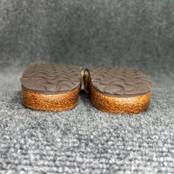 Birkenstock Madrid Sandals Women's 6N Gold Birko-Flor Single Strap Buckle Slides - Picture 15 of 16